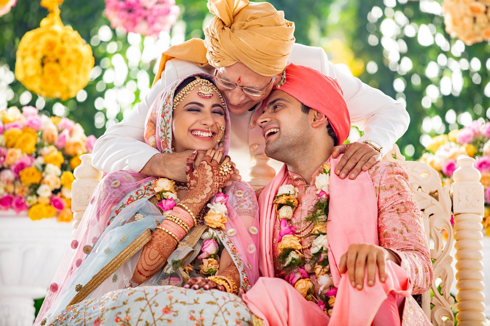 Happy couple at Wedforever wedding celebration